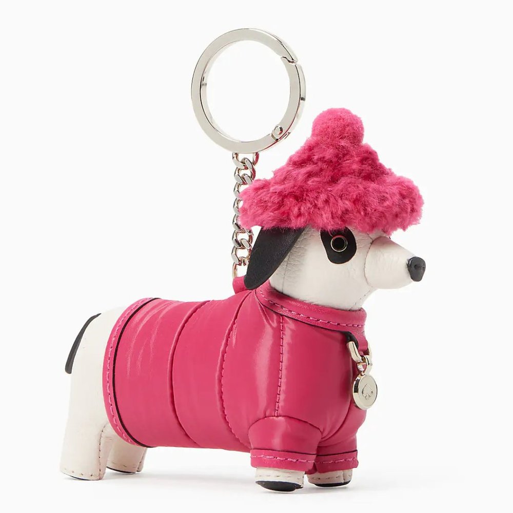 Kate Spade Claude Festive Dachshund Key Chain